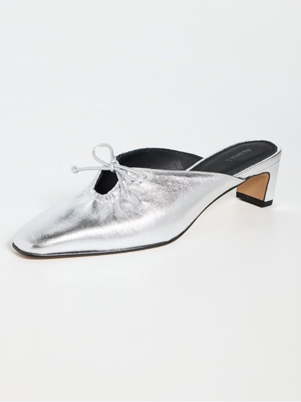 ALOHAS Amar Shimmer Mules Pumps 38